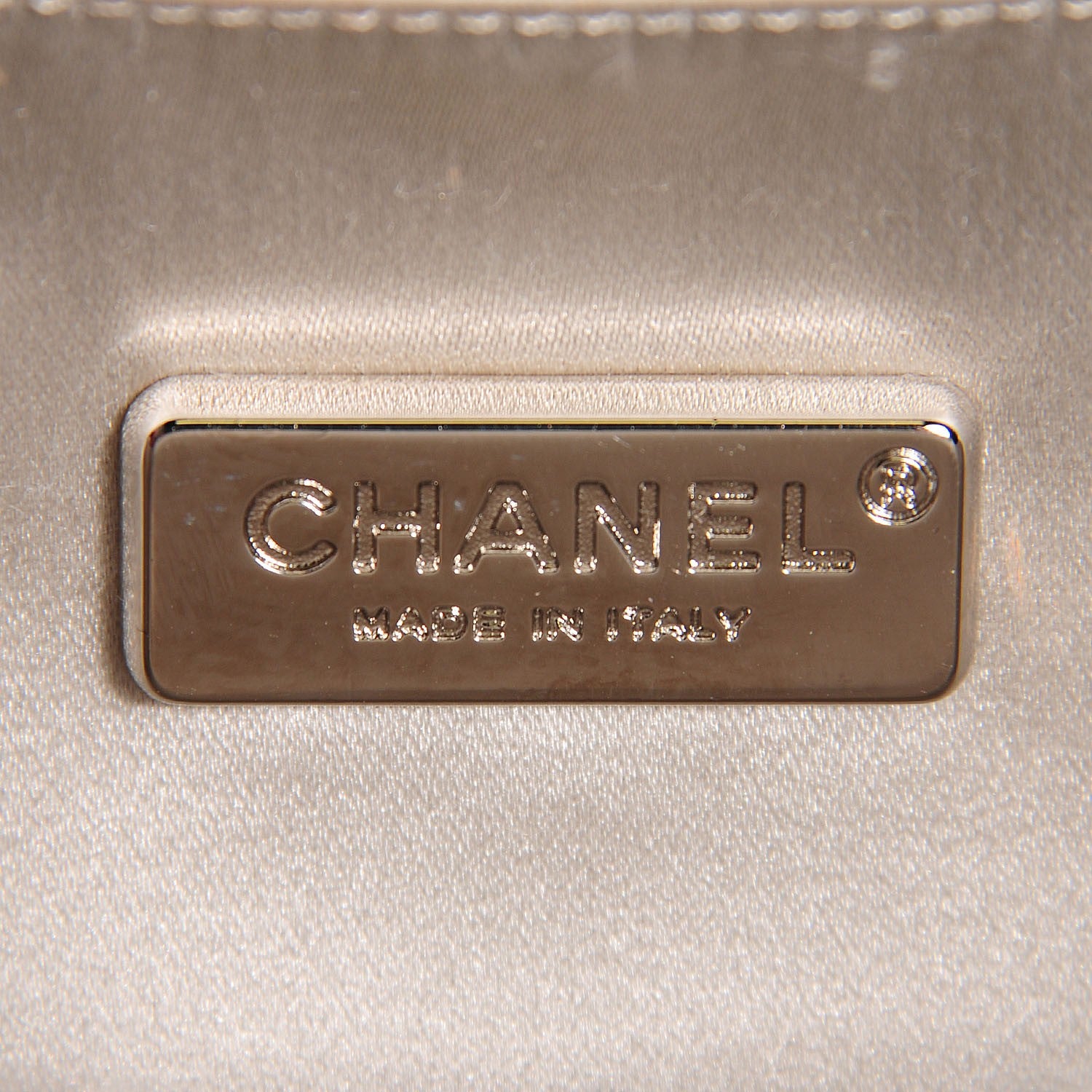 Chanel Metallic Lambskin Small Chain Around Clutch Silver 7 of 7