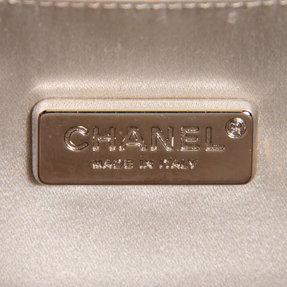 Chanel Metallic Lambskin Small Chain Around Clutch Silver 7 of 7