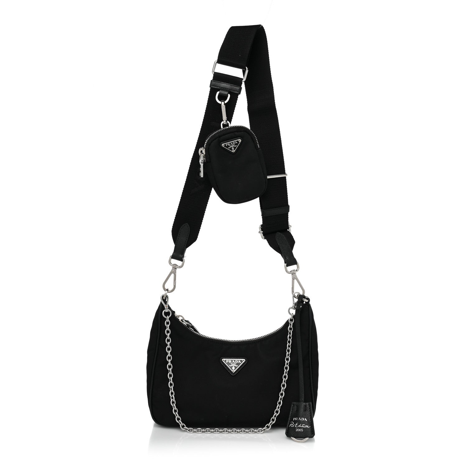 Prada Nylon Re-Edition 2005 Shoulder Bag Black 1 of 13