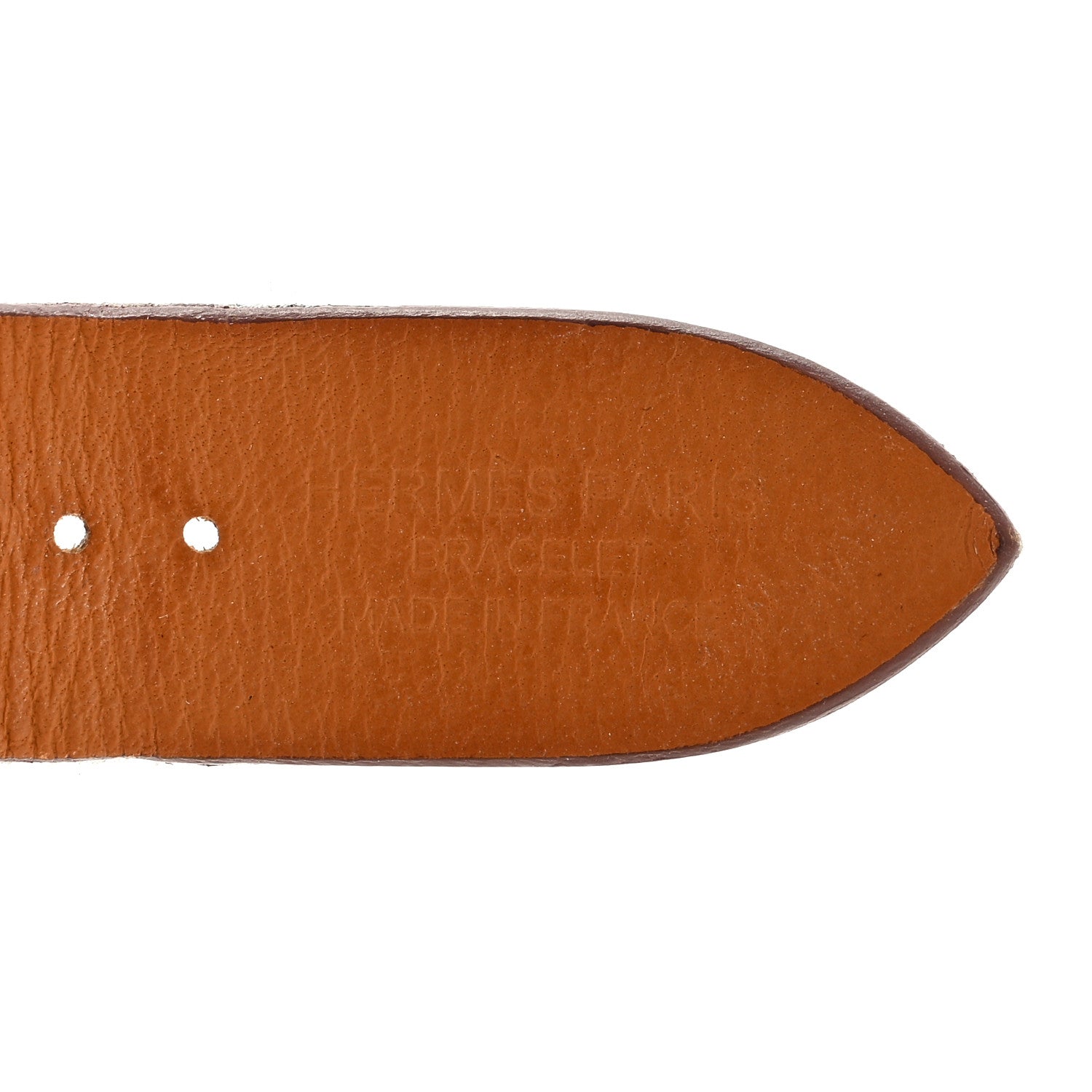 Hermes Barenia 41mm Gourmette Apple Watch Double Tour Strap Fauve 3 of 6