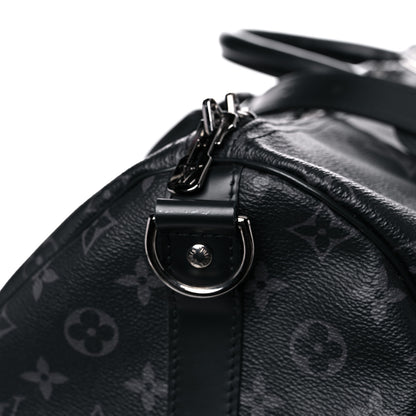 Louis Vuitton Monogram Eclipse Keepall Bandouliere 55 23 of 25