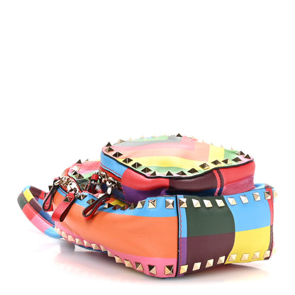 Valentino Garavani Calfskin 1973 Mini Rockstud Backpack Multicolor 4 of 10