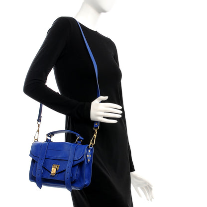 Proenza Schouler Lambskin Tiny PS1 Satchel Royal Blue 2 of 9
