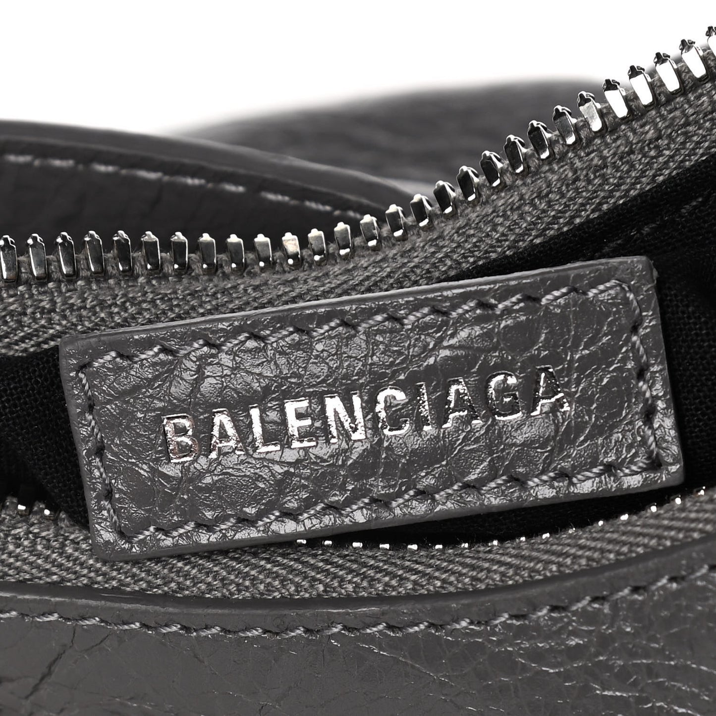 Agneau Arena Le Cagole Shoulder Bag XS Dark Grey