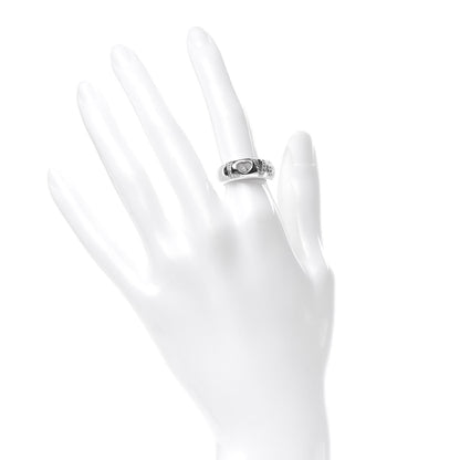 Chopard 18K White Gold Happy Diamonds Love Heart Band Ring 50 5.25 2 of 5