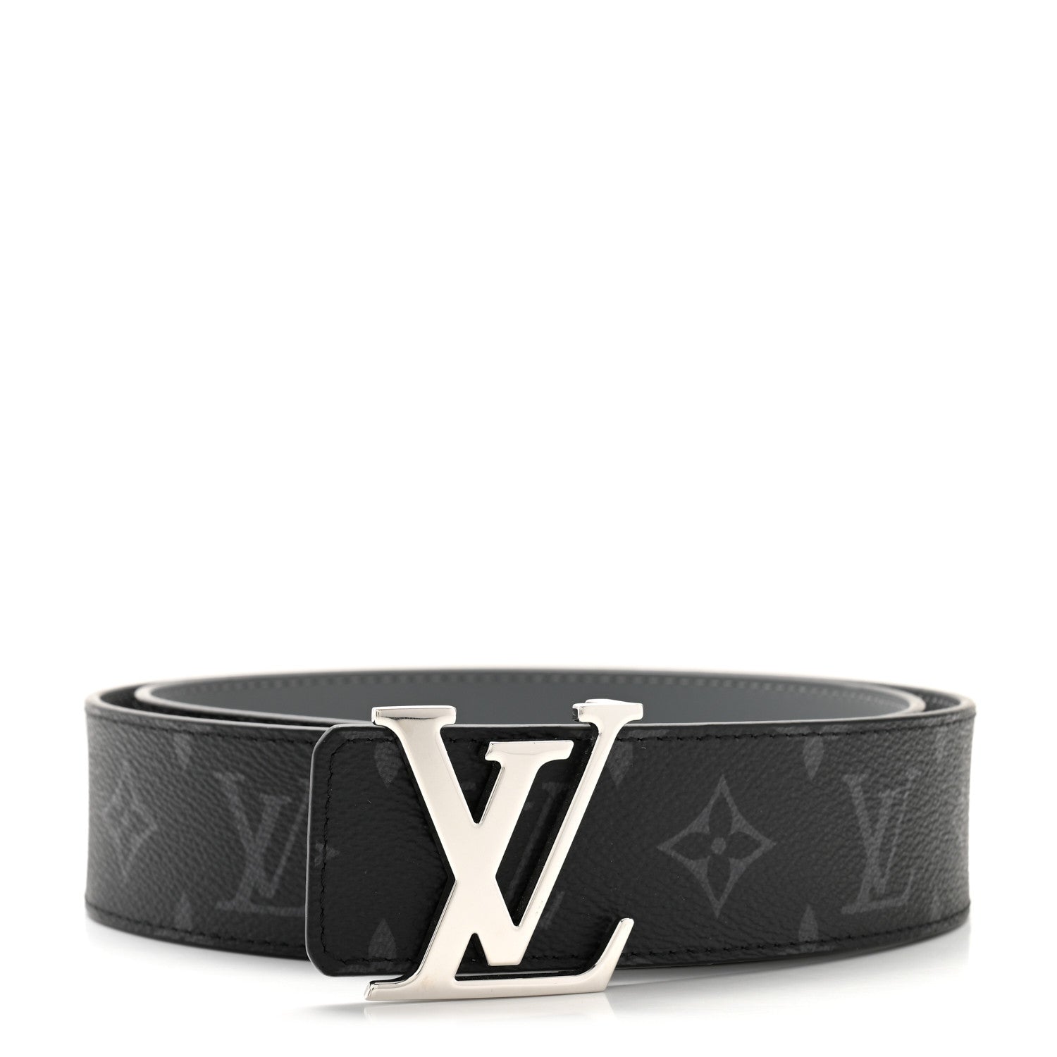 Louis Vuitton Monogram Eclipse 40mm LV Initiales Reversible Belt  85 34 1 of 5