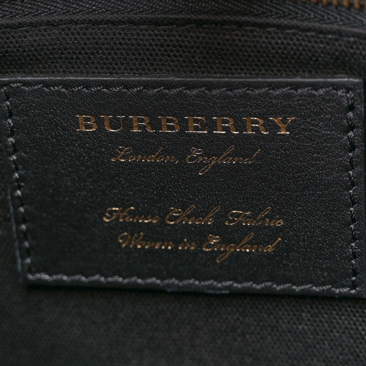 Burberry Derby Calfskin House Check Medium Banner Tote Russet Red 7 of 11