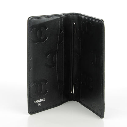 Chanel Calfskin Quilted Small Cambon Agenda Planner Black 5 of 8