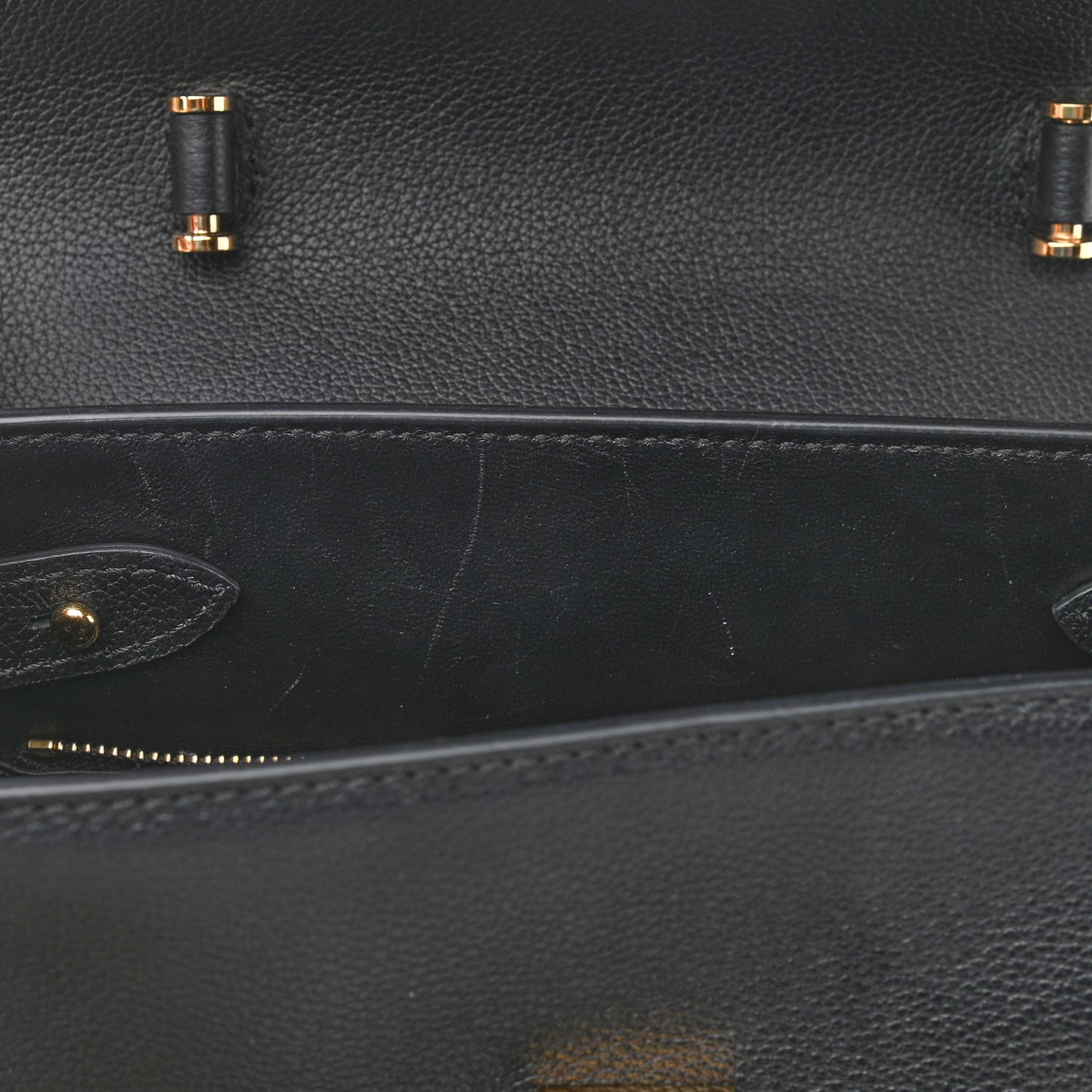 Calfskin Medium La Medusa Top Handle Handbag Black