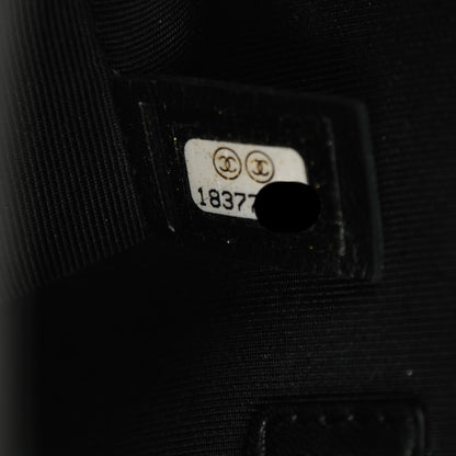 Chanel Lambskin Quilted Large Boy Flap Beige Black 7 of 8