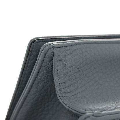 Christian Dior Grained Calfskin Small Diorama Flap Bag Denim 11 of 11