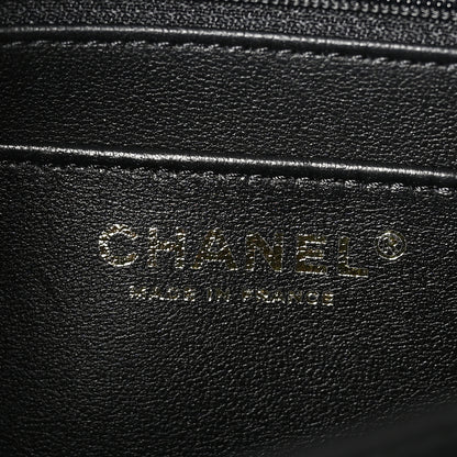 Chanel Shiny Caviar Quilted Small Top Handle Flap  Black 7 of 11