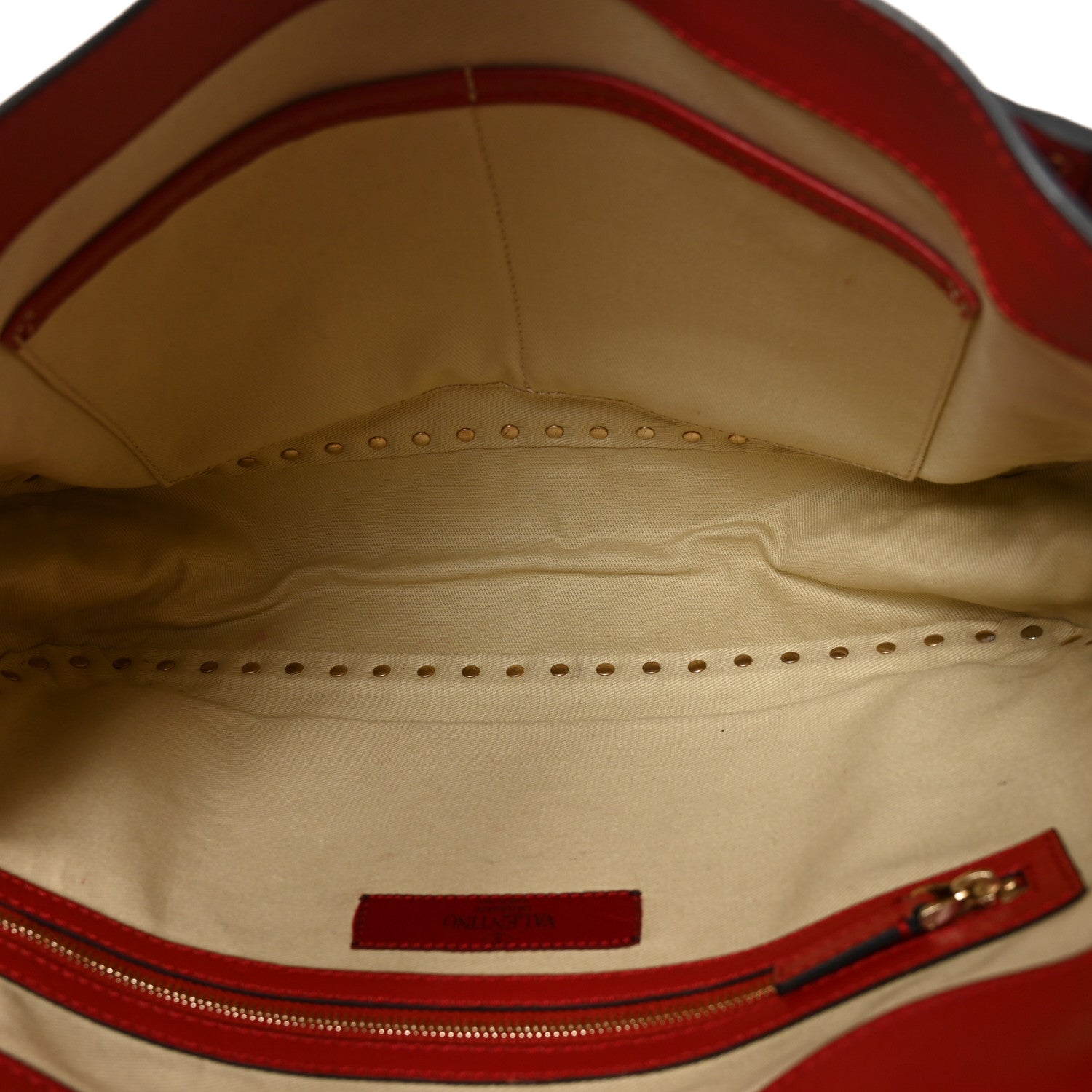 Valentino Garavani Nappa Rockstud Flip Lock Messenger Bag  Rosso Valentino 5 of 9