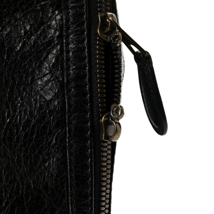 Balenciaga Agneau 24Hour Voyage Travel Bag Black 10 of 11