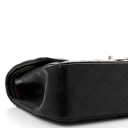 Chanel Lambskin Quilted Jumbo Double Flap Black 9 of 10