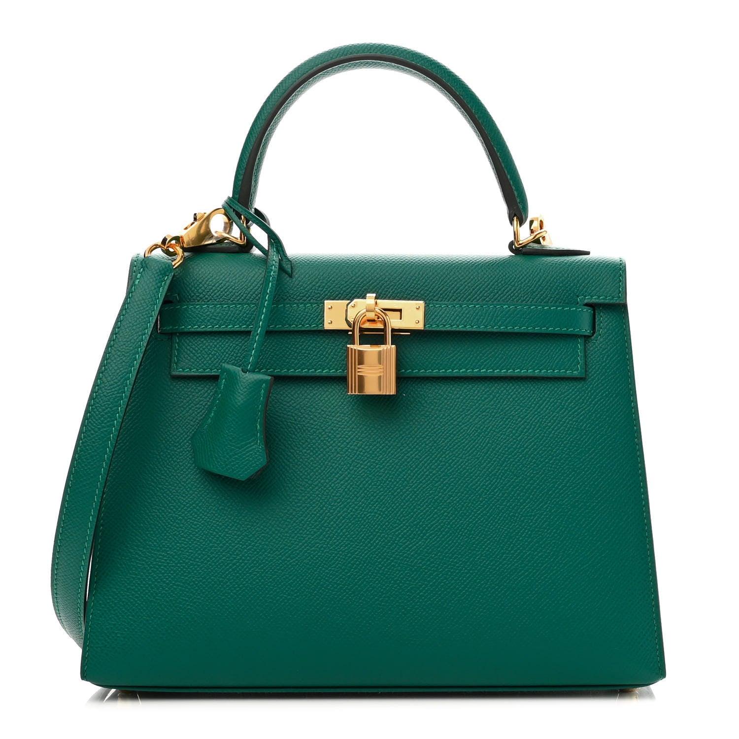 Hermes Epsom Kelly Sellier 25 Malachite 1 of 11