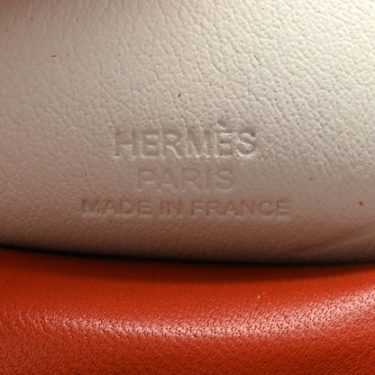 Hermes Milo Lambskin Grigri Rodeo Pegase Horse Bag Charm MM Orange Poppy Craie Terre Battue 4 of 5