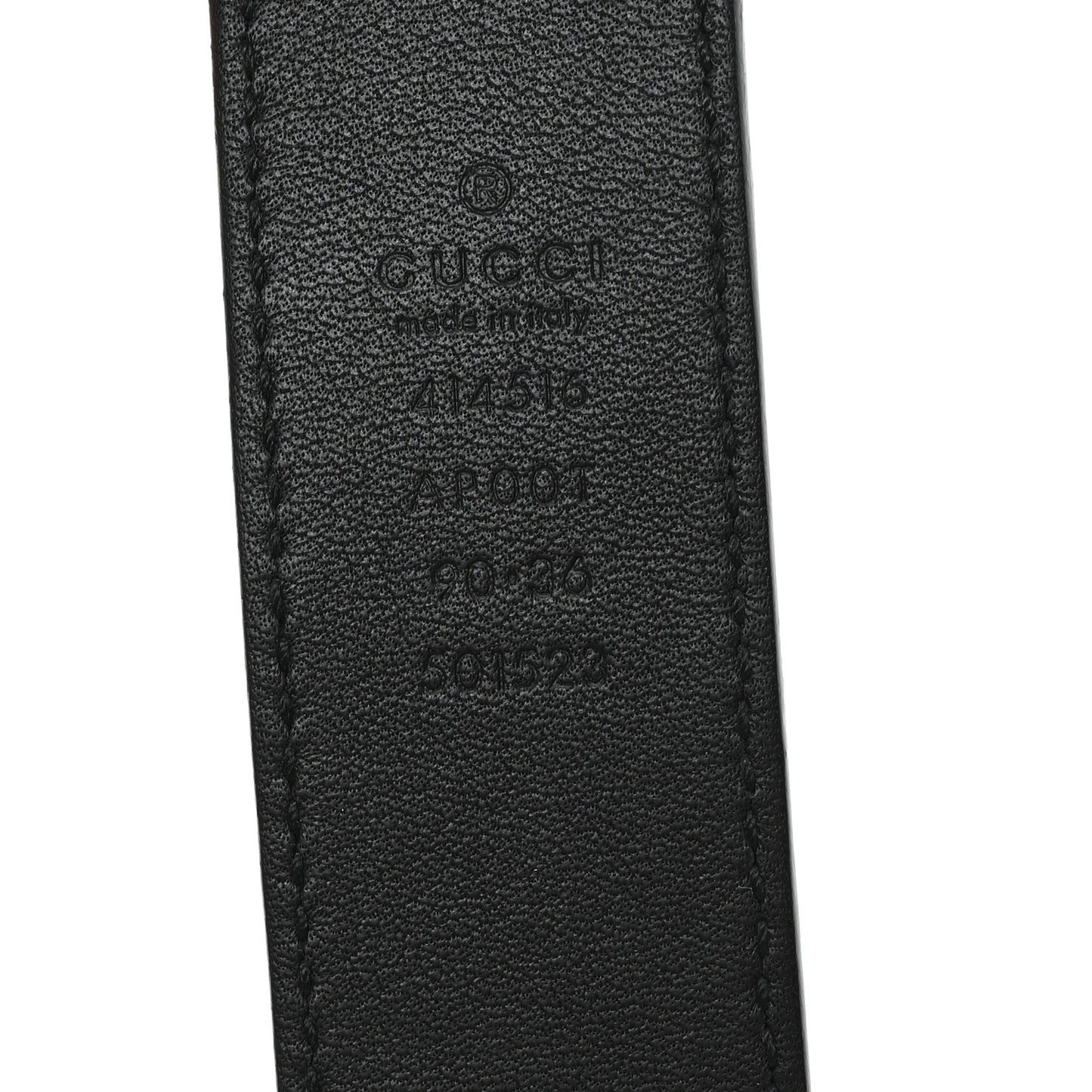 Calfskin Double G 40mm Belt 90 36 Black