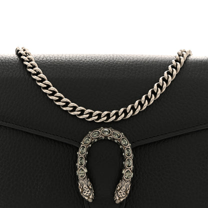 Gucci Calfskin Mini Dionysus Chain Wallet Black 7 of 9