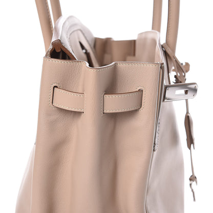 Hermes Swift Ghillies Birkin 35 Argile Etoupe 22 of 38
