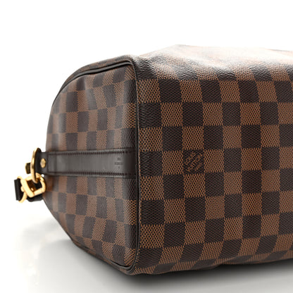 Louis Vuitton Damier Ebene Speedy Bandouliere 25 9 of 10
