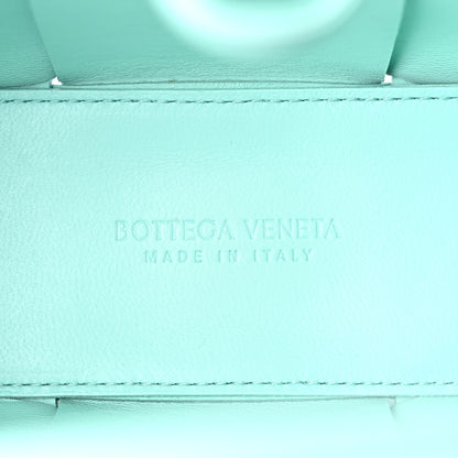 Bottega Veneta Grained Calfskin Maxi Intrecciato Mini Arco Tote Pale Blue 7 of 10