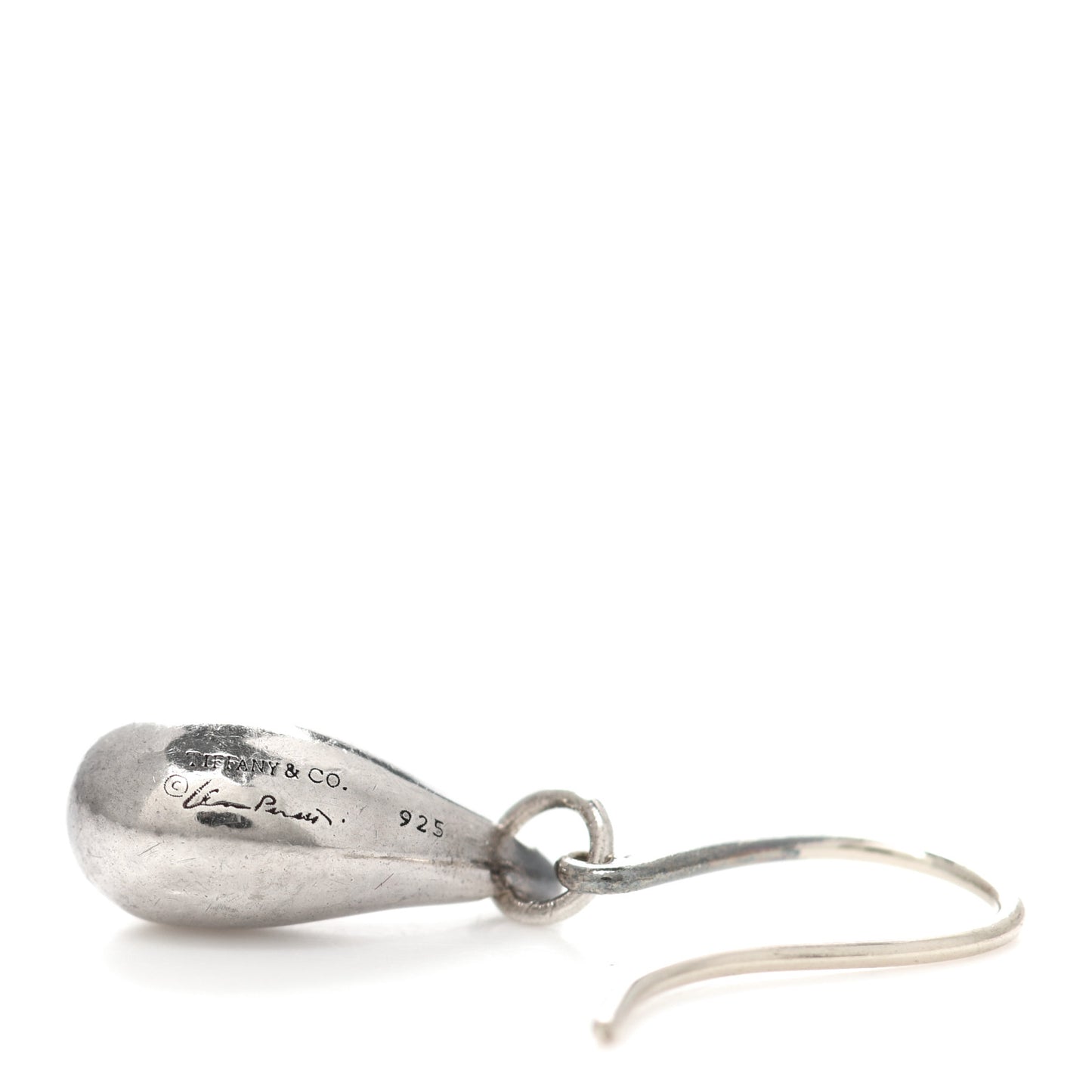 Sterling Silver Elsa Peretti Teardrop Earrings