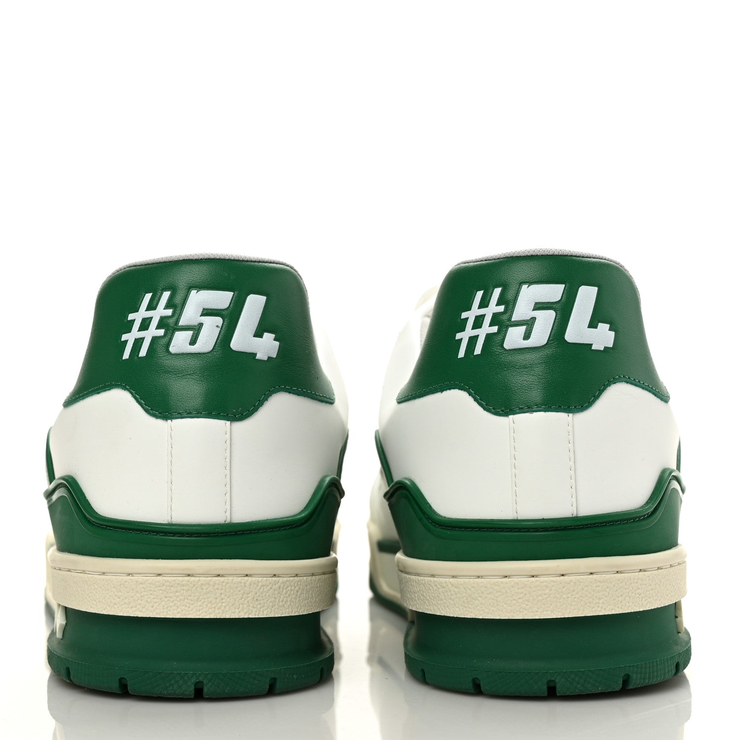 Louis Vuitton Calfskin Mens LV Trainer Sneakers 12 Green 5 of 10
