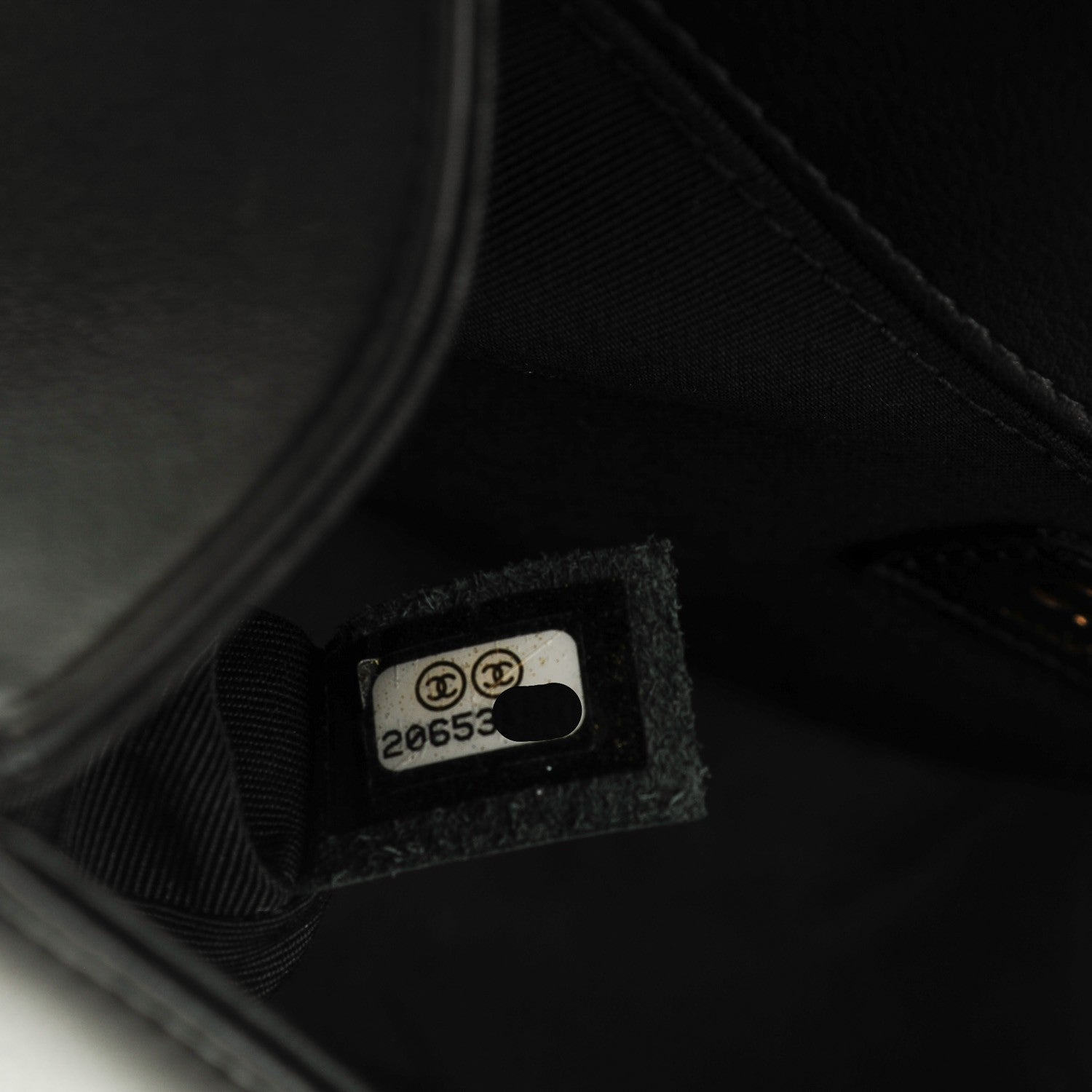 Chanel Lambskin Quilted Medium Boy Flap Black 7 of 7