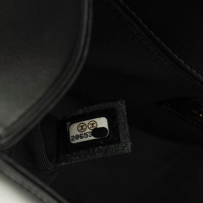 Chanel Lambskin Quilted Medium Boy Flap Black 7 of 7