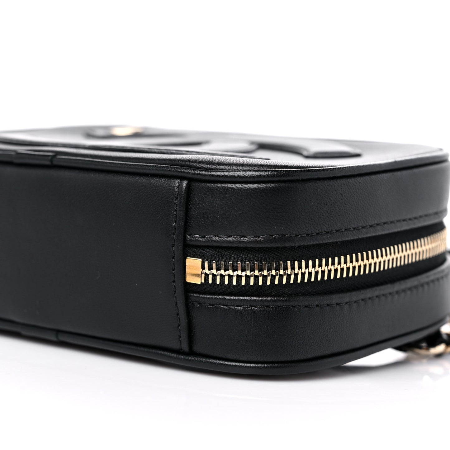 Lambskin CC Mania Waist Belt Bag Black