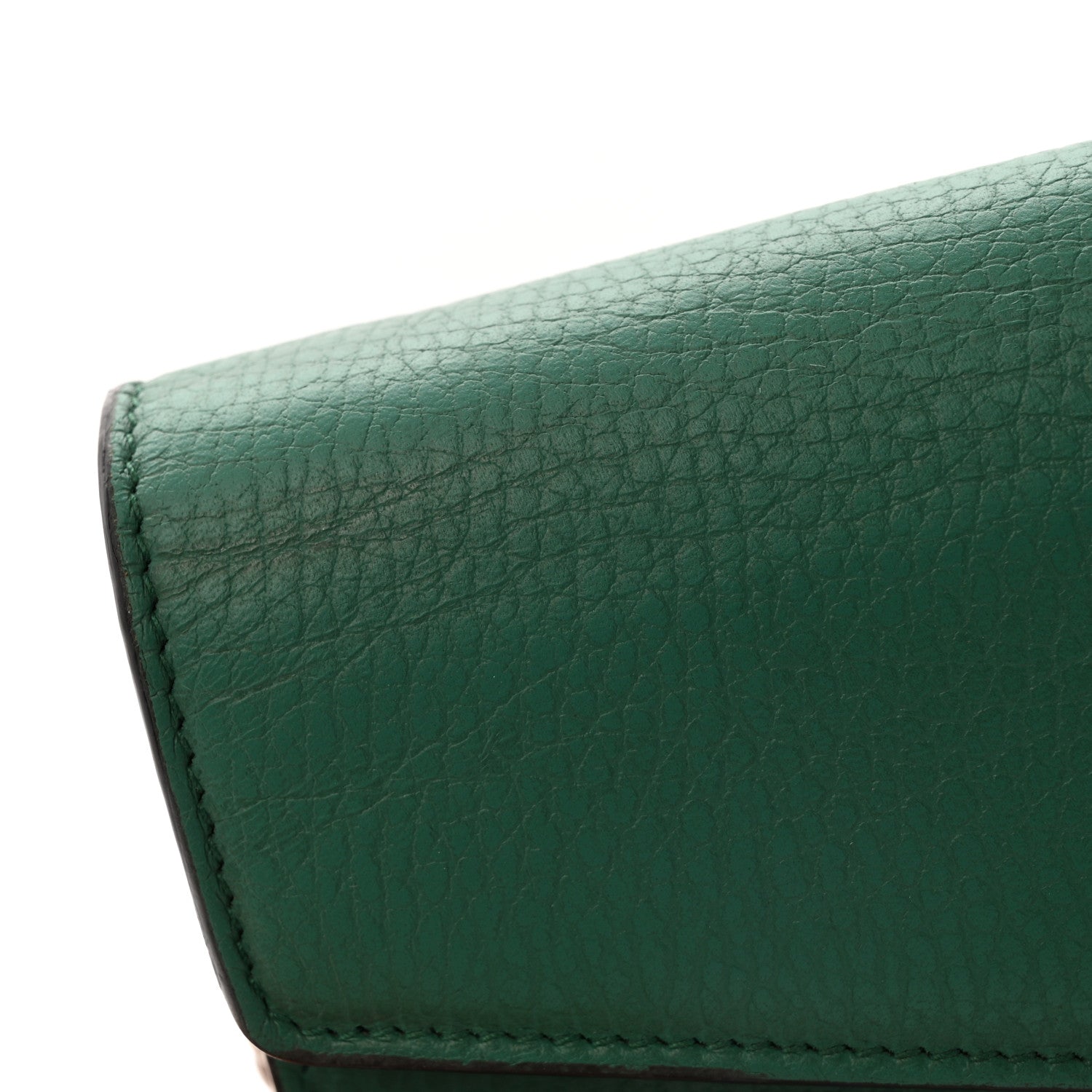 Gucci Calfskin Mini Dionysus Chain Wallet Emerald 13 of 14