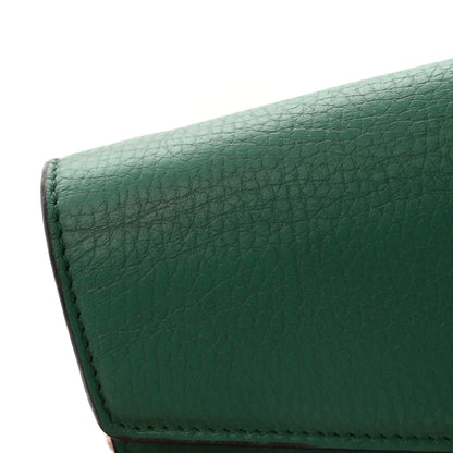 Gucci Calfskin Mini Dionysus Chain Wallet Emerald 13 of 14