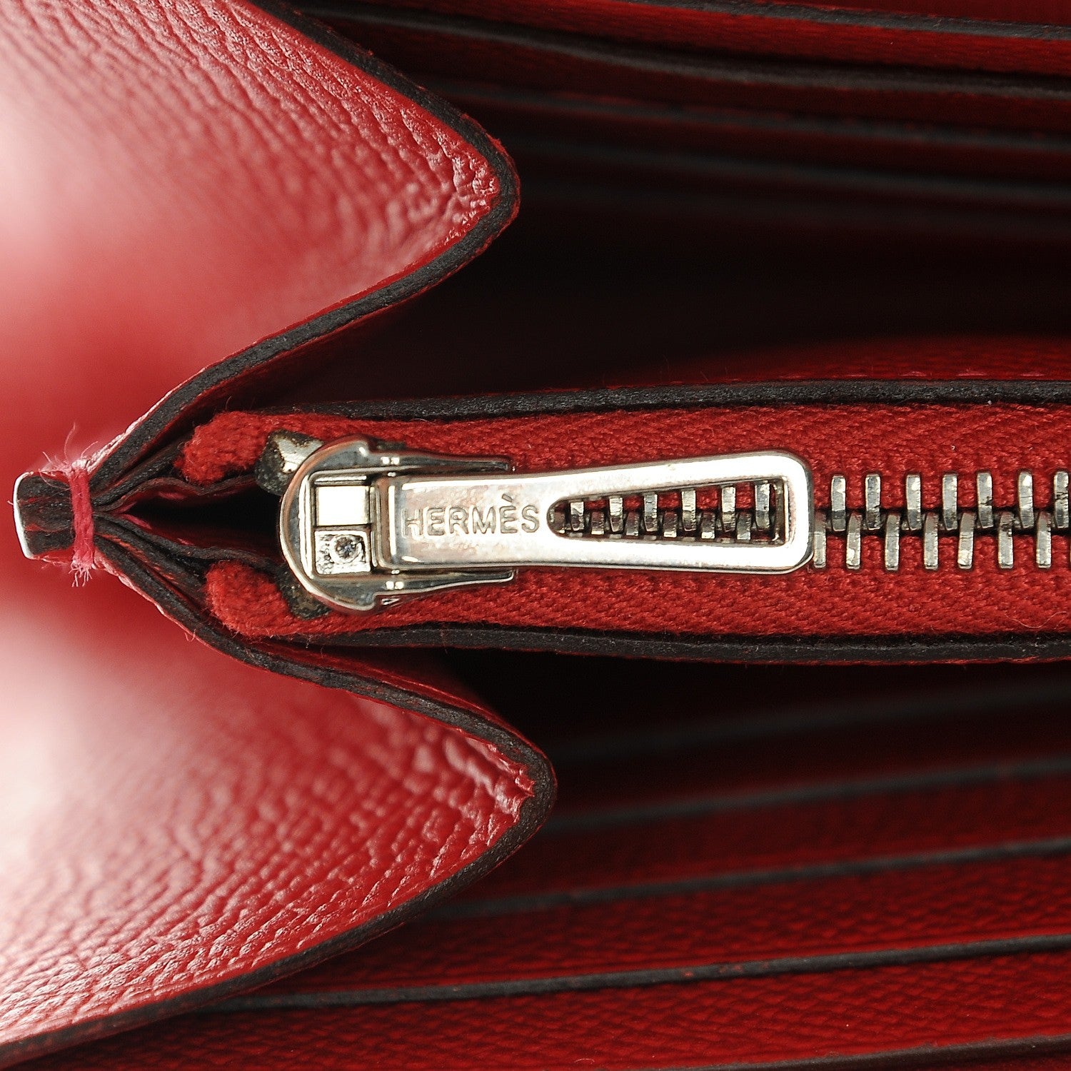 Hermes Epsom Constance Long Wallet Rouge Casaque 13 of 18