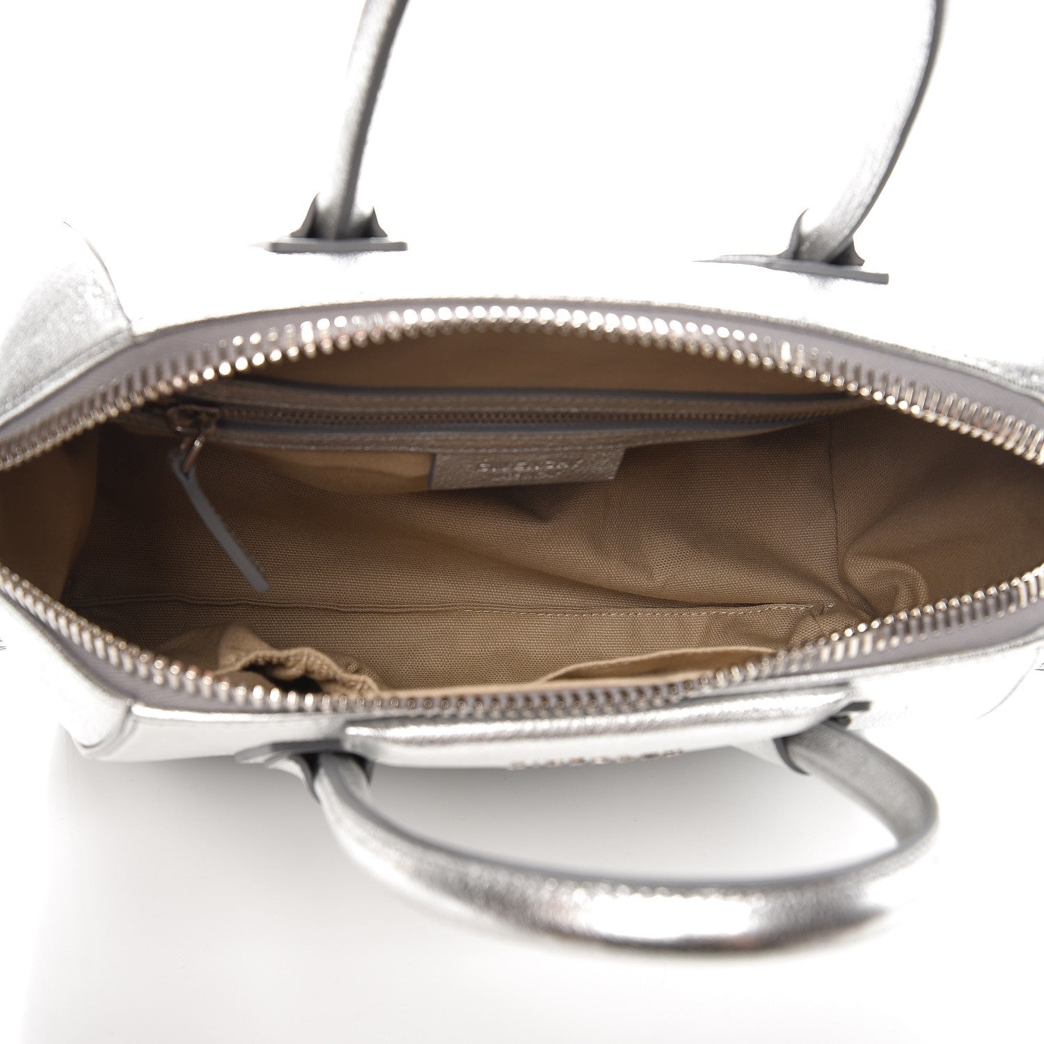 Givenchy Metallic Sugar Goatskin Small Antigona Silver 5 of 7
