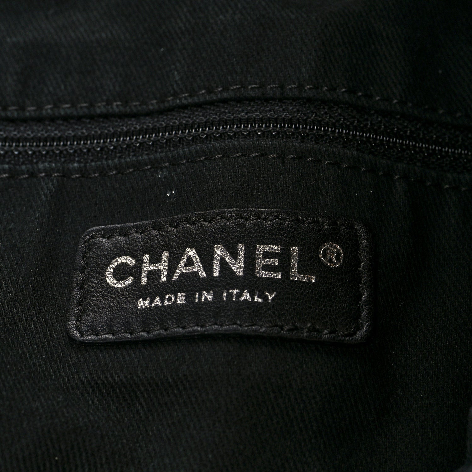 Chanel Cotton Quilted XXL Bandana Shopping Tote Blue 5 of 11
