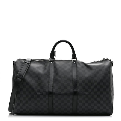 Louis Vuitton Damier Graphite Keepall Bandouliere 55 1 of 9