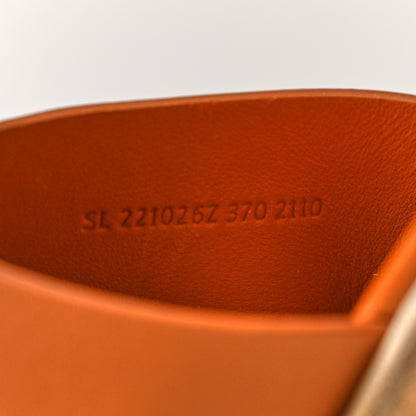 Hermes Calfskin Cork Eze 30 Sandals 37 Marron Glaise 8 of 8