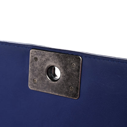Chanel Calfskin Quilted Large Boy Flap Blue 11 of 13