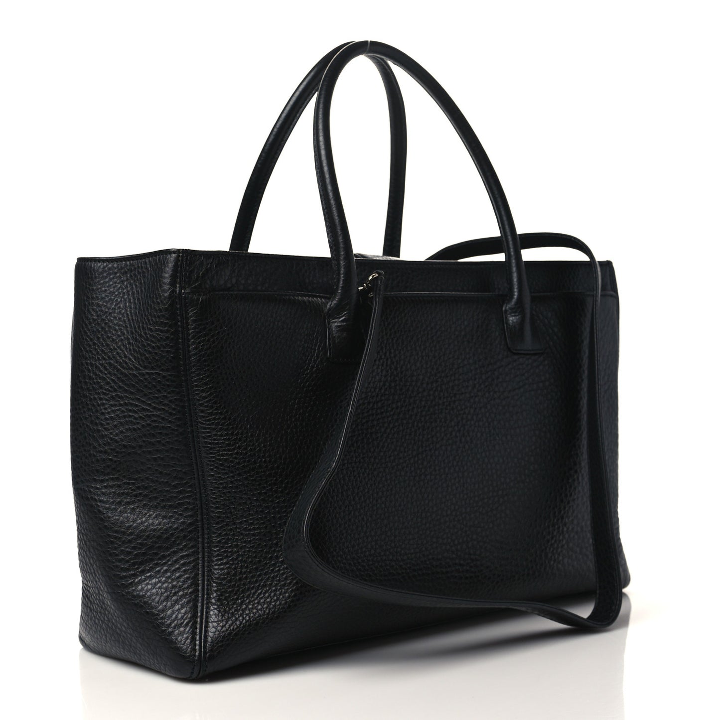 Deerskin Cerf Executive Shopper Tote Black