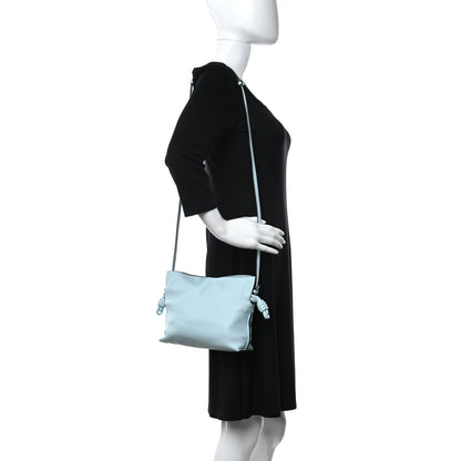 Loewe Calfskin Mini Flamenco Knot Bag Crystal Blue 3 of 10