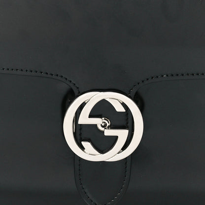Gucci Shade Lux Calfskin Interlocking G Shoulder Bag Black 9 of 12