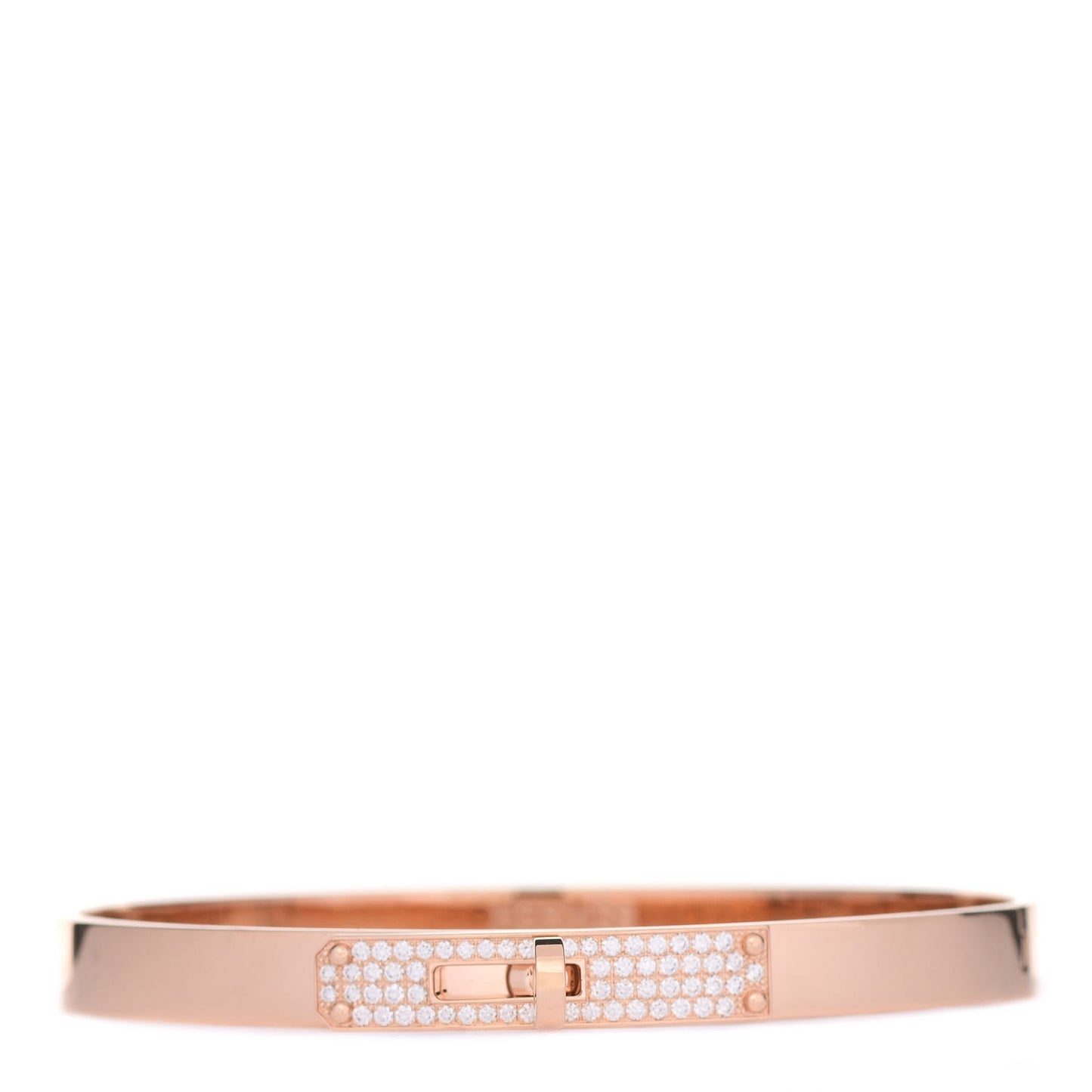 18K Rose Gold Diamond PM Kelly Pave Bracelet SH