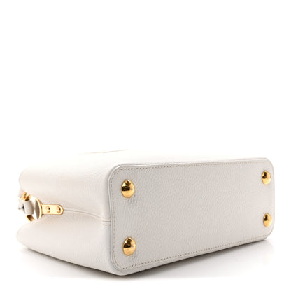 Louis Vuitton Taurillon Capucines BB Snow 4 of 9