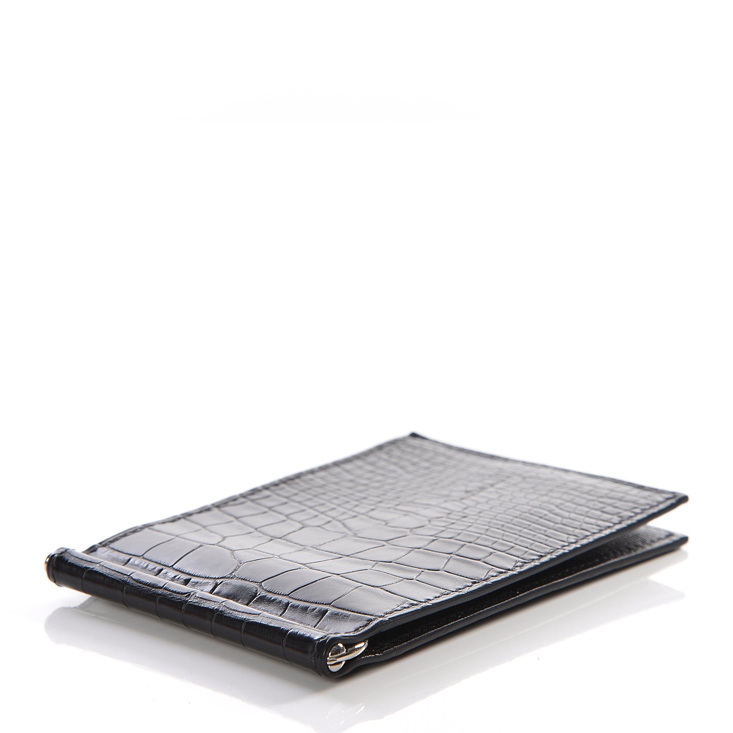 Shiny Alligator Poke Jungle Wallet Black
