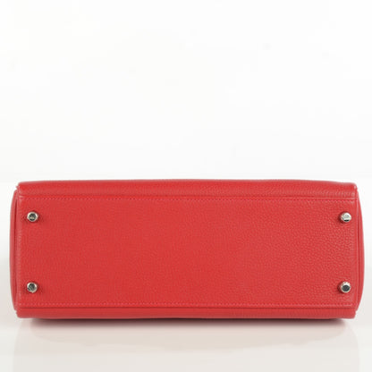 Hermes Togo Kelly Retourne 32 Rouge Casaque 22 of 24
