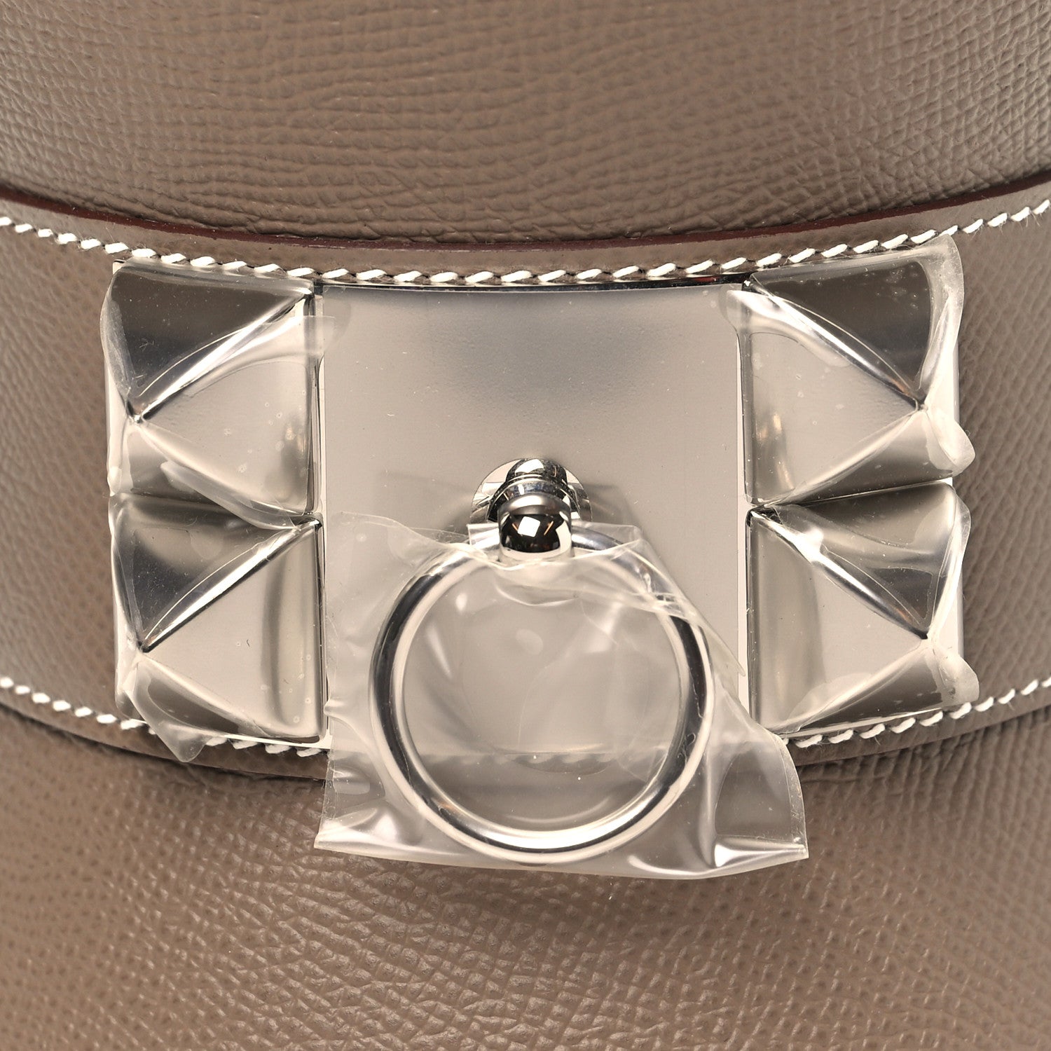 Hermes Epsom Mini Medor Bag Etoupe 8 of 11