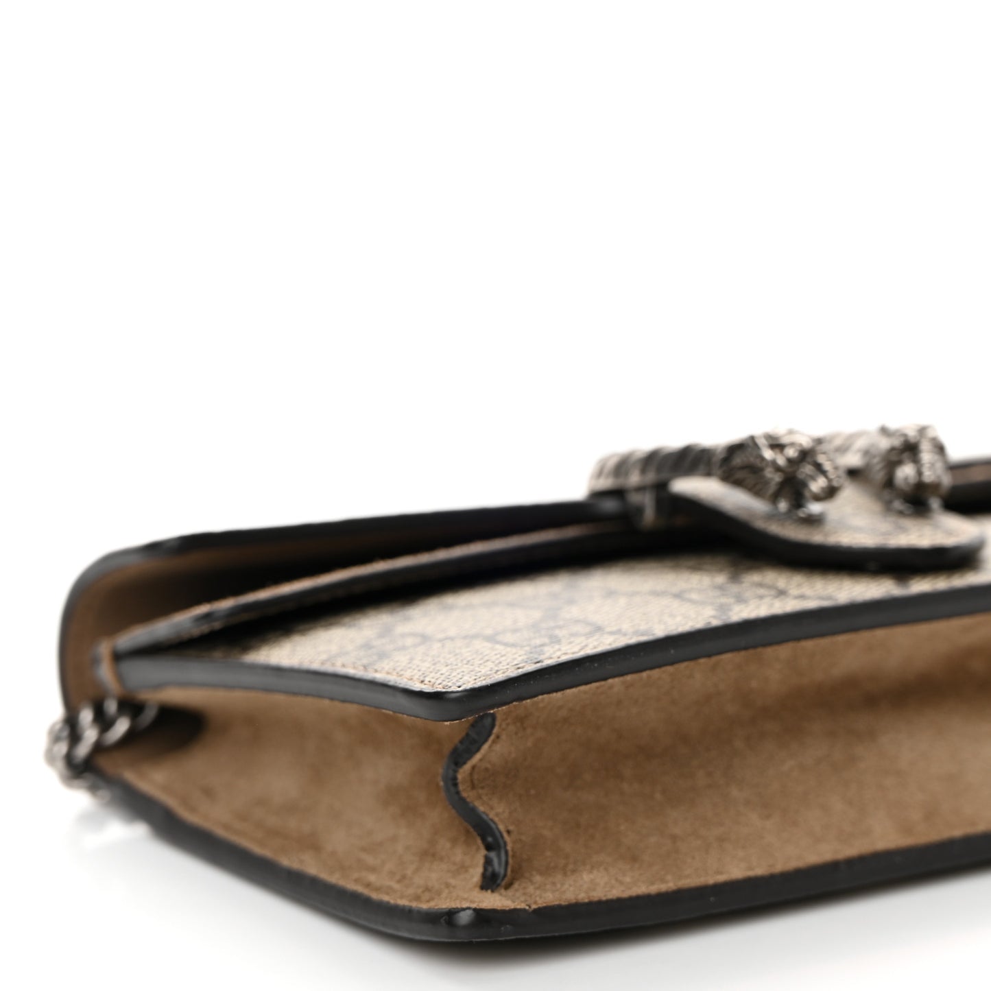 GG Supreme Monogram Super Mini Dionysus Shoulder Bag Taupe