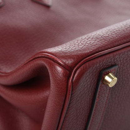 Hermes Fjord Birkin 35 Rouge H 34 of 37