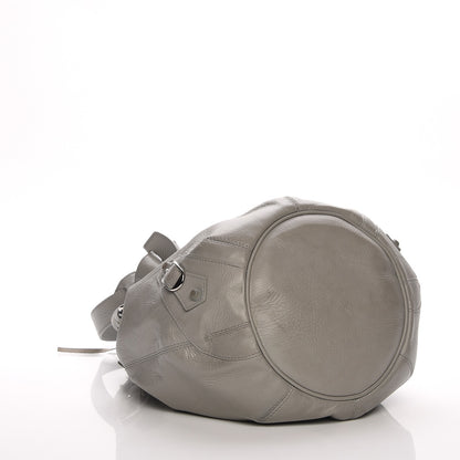 Balenciaga Matte Goatskin Rubber Covered Classic Hardware Mini Pompon Gris Glace 5 of 8